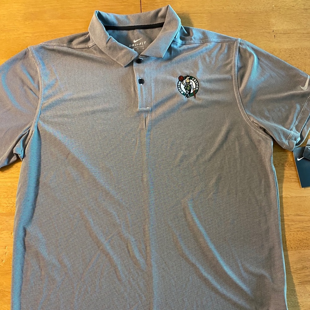 BRAND NEW Celtics Nike Dri-Fit Polo